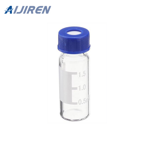<h3>vial瓶用蓋及紅PTFE/白Silicone墊片,預割線,2mL,9-425螺牙 </h3>
